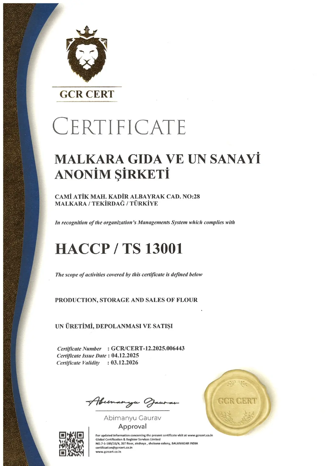 Certificate 4